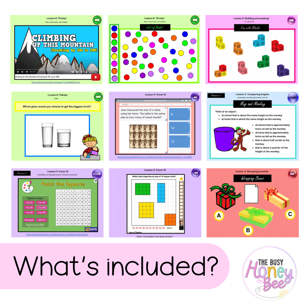 Stage 1 Year A Term 3 Maths Teaching Slides Mega Bundle 2022 - Teaching Slides