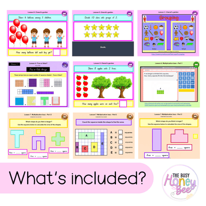 Stage 1 Year A Term 3 Maths Teaching Slides Mega Bundle - Teaching Slides