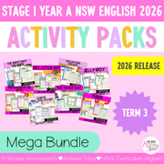 Stage 1 Year A Term 3 NSW English Activity Packs Mega Bundle 2026 - Activity Pack