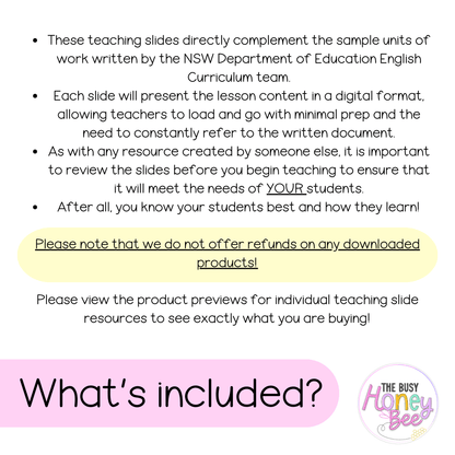 Stage 1 Year A Ultimate English Teaching Slides Mega Bundle 2022 - Teaching Slides