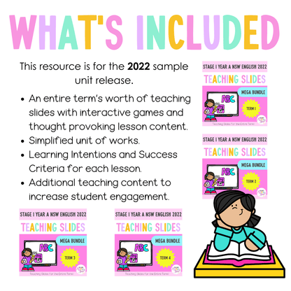 Stage 1 Year A Ultimate English Teaching Slides Mega Bundle 2022 - Teaching Slides