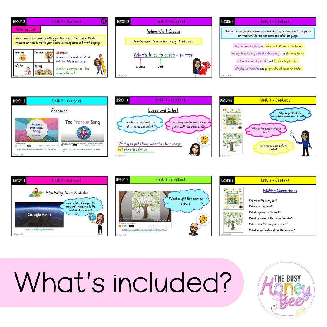 Stage 1 Year A Ultimate English Teaching Slides Mega Bundle - Teaching Slides