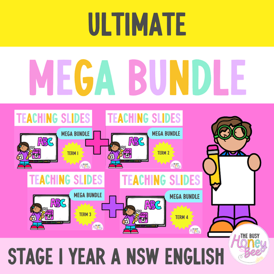 Stage 1 Year A Ultimate English Teaching Slides Mega Bundle - Teaching Slides