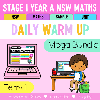 Stage 1 Year A Ultimate Maths Daily Warm Up Mega Bundle - Warm Up | Revision