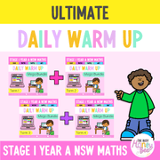 Stage 1 Year A Ultimate Maths Daily Warm Up Mega Bundle - Warm Up | Revision