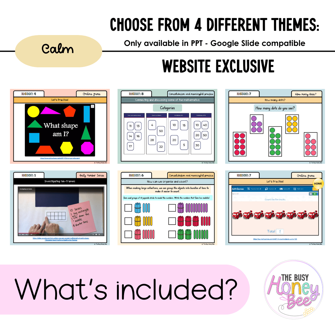 Stage 1 Year A Unit 1 NSW Maths Teaching Slides 2022 - Teaching Slides