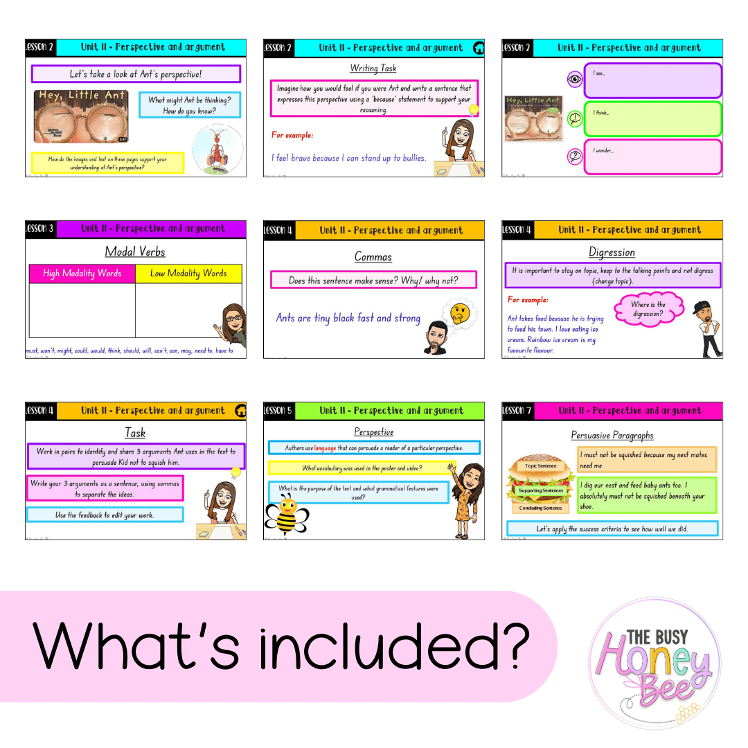 Stage 1 Year A Unit 11 NSW Perspective and Argument English Teaching Slides - Teaching Slides