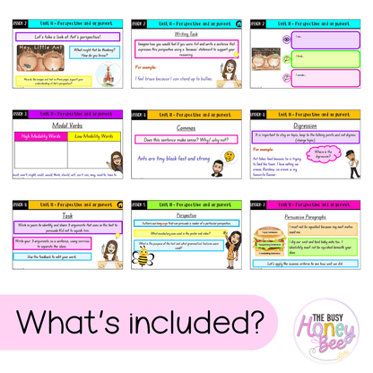 Stage 1 Year A Unit 11 NSW Perspective and Argument English Teaching Slides - Teaching Slides
