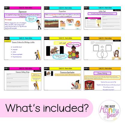 Stage 1 Year A Unit 14 NSW Narrative English Teaching Slides 2022 - Teaching Slides