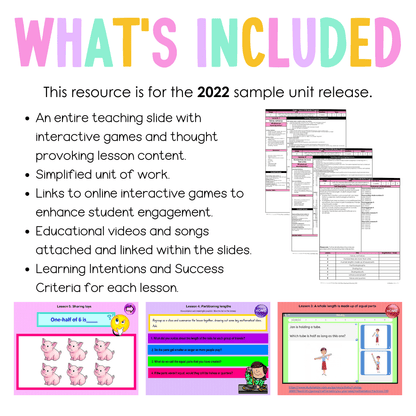 Stage 1 Year A Unit 15 NSW Maths Teaching Slides 2022 - Teaching Slides