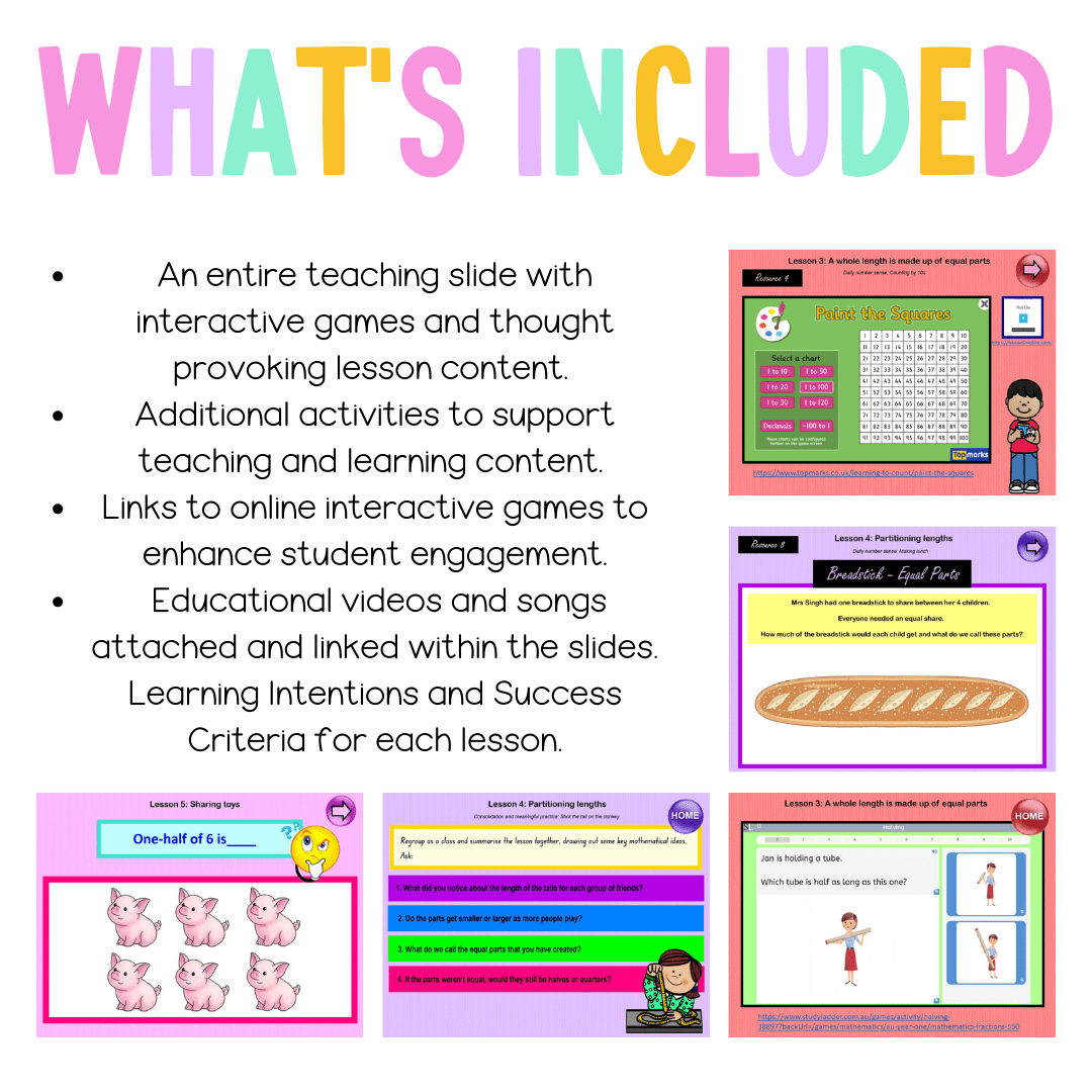 Stage 1 Year A Unit 15 NSW Maths Teaching Slides - Teaching Slides