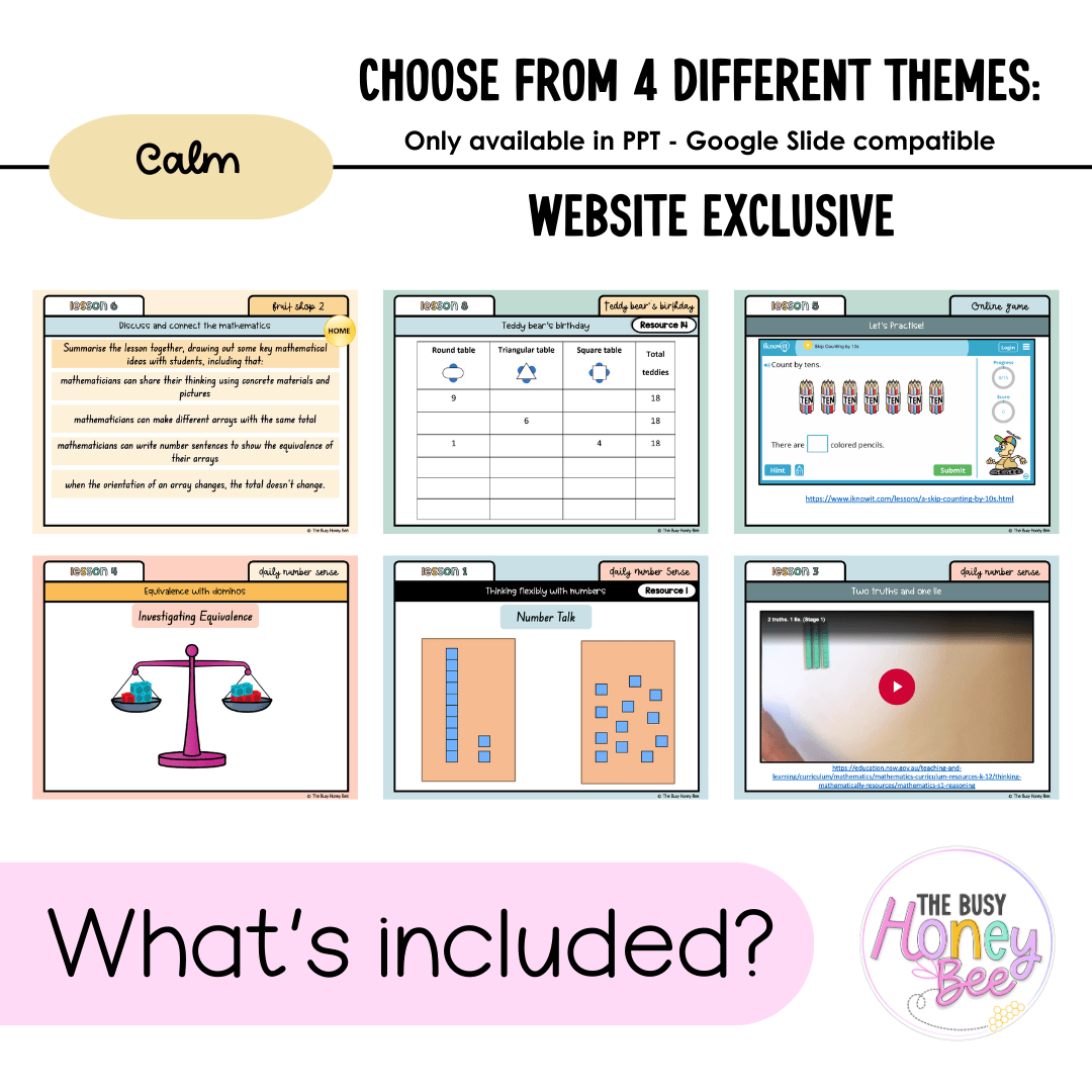 Stage 1 Year A Unit 16 NSW Maths Teaching Slides 2022 - Teaching Slides