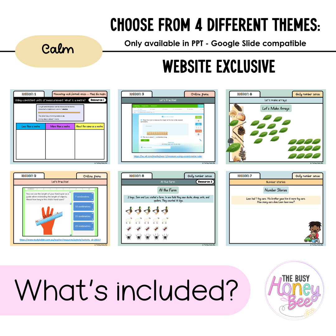 Stage 1 Year A Unit 17 NSW Maths Teaching Slides 2022 - Teaching Slides