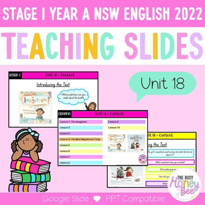 Stage 1 Year A Unit 18 NSW Context English Teaching Slides 2022 - Teaching Slides