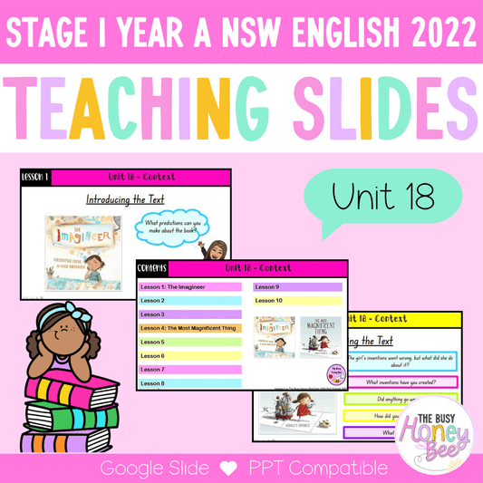 Stage 1 Year A Unit 18 NSW Context English Teaching Slides 2022 - Teaching Slides