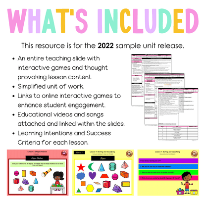 Stage 1 Year A Unit 19 NSW Maths Teaching Slides 2022 - Teaching Slides