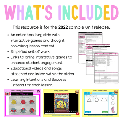 Stage 1 Year A Unit 5 NSW Maths Teaching Slides 2022 - Teaching Slides