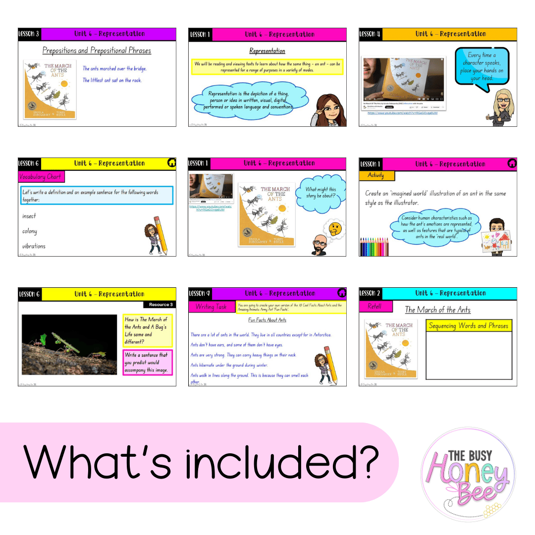 Stage 1 Year A Unit 6 NSW Representation English Teaching Slides 2022 - Teaching Slides