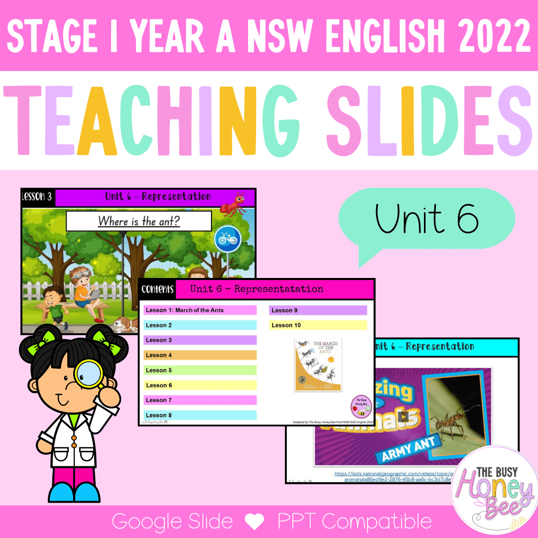 Stage 1 Year A Unit 6 NSW Representation English Teaching Slides 2022 - Teaching Slides
