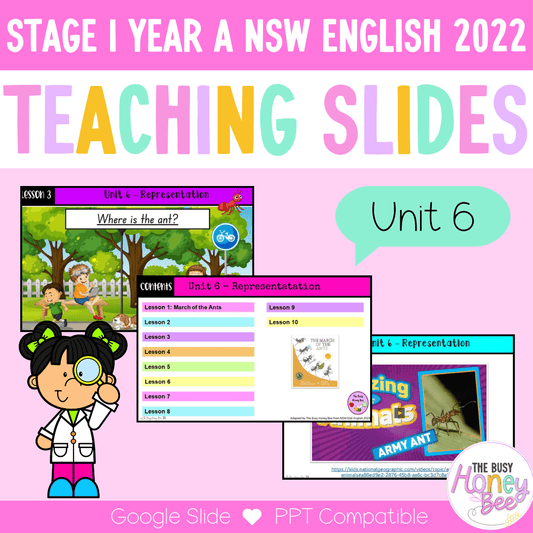 Stage 1 Year A Unit 6 NSW Representation English Teaching Slides 2022 - Teaching Slides