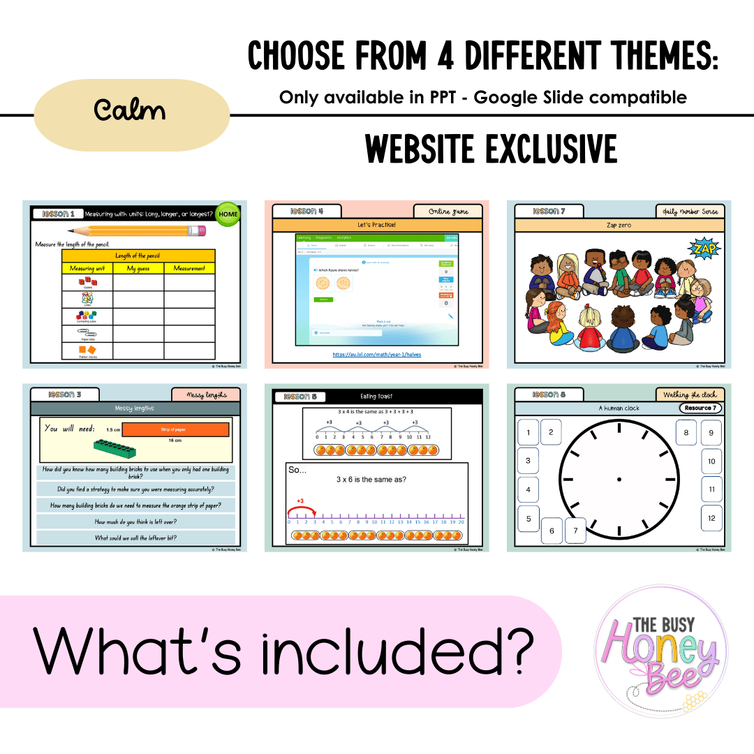 Stage 1 Year A Unit 8 NSW Maths Teaching Slides 2022 - Teaching Slides