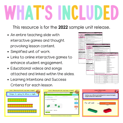 Stage 1 Year A Unit 8 NSW Maths Teaching Slides 2022 - Teaching Slides