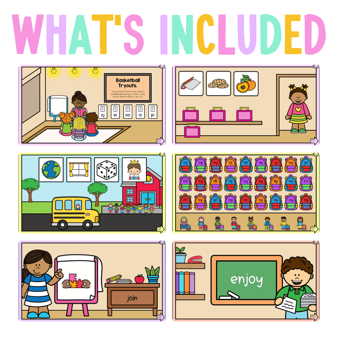 Stage 1 Year A - Year 1 Reading Pod 11 - oy, oi - Teaching Bundle