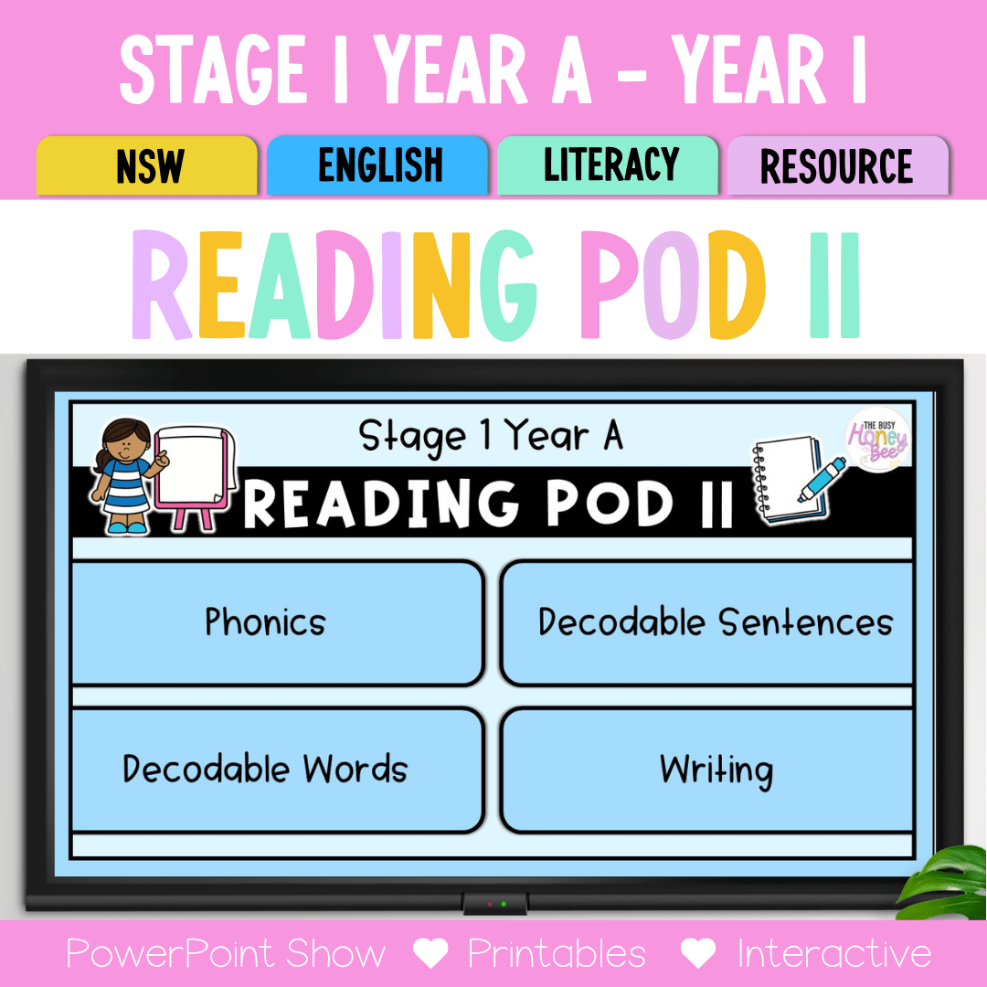 Stage 1 Year A - Year 1 Reading Pod 11 - oy, oi - Teaching Bundle