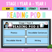 Stage 1 Year A - Year 1 Reading Pod 11 - oy, oi - Teaching Bundle