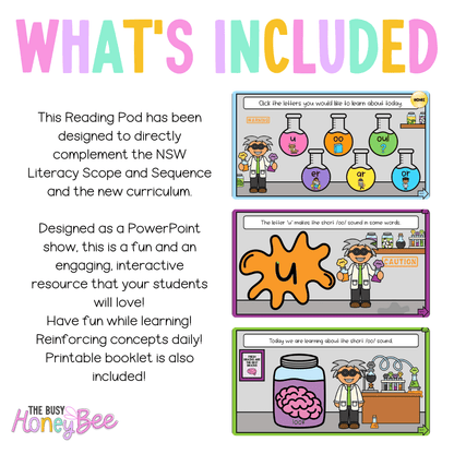 Stage 1 Year A - Year 1 Reading Pod 14 - u oo oul er ar or - Teaching Bundle