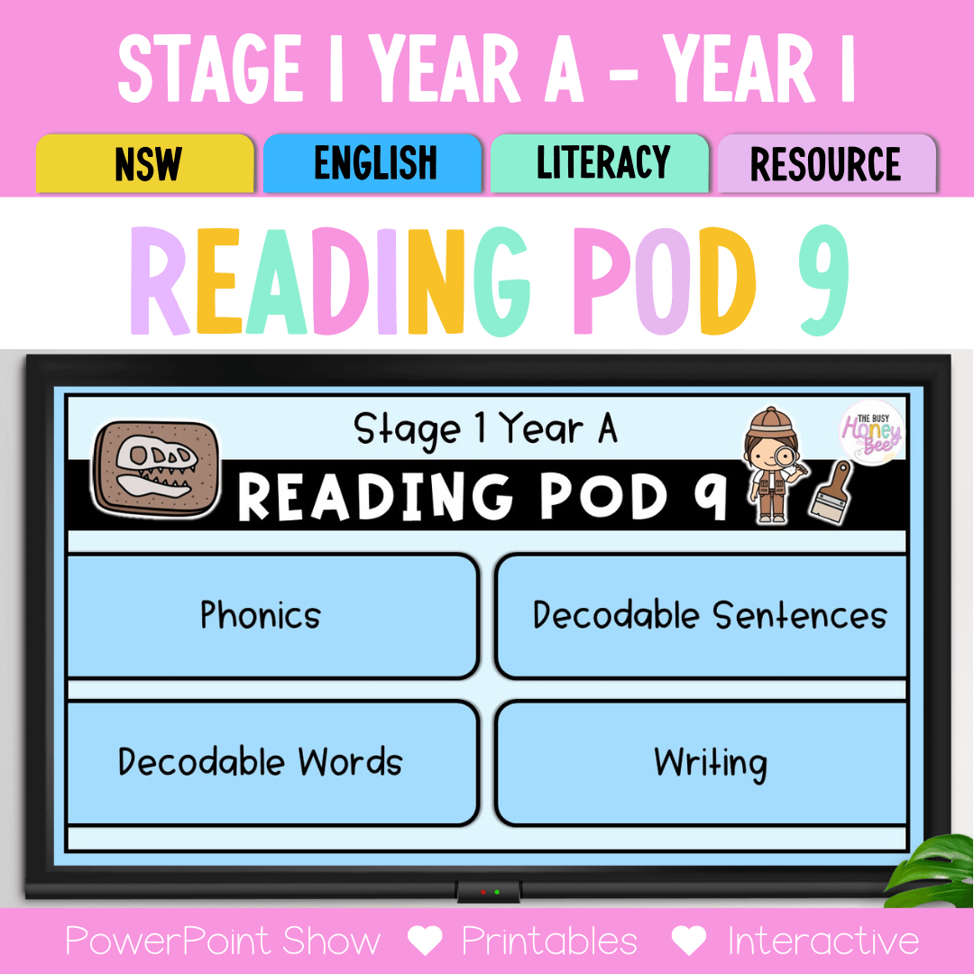 Stage 1 Year A - Year 1 Reading Pod 9 - long u and oo - Teaching Bundle