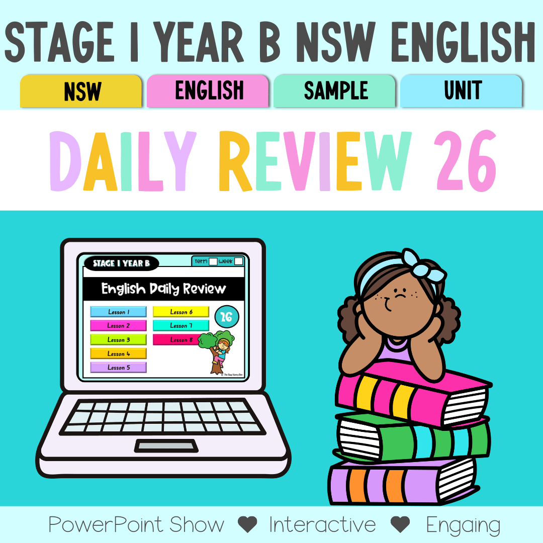 Stage 1 Year B Australian | NSW English Daily Review | Daily Warm Unit 26 -