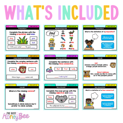 Stage 1 Year B Australian | NSW English Daily Review | Daily Warm Unit 26 -