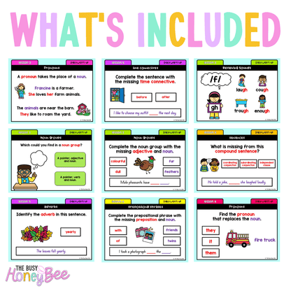 Stage 1 Year B Australian | NSW English Daily Review | Daily Warm Unit 28 -