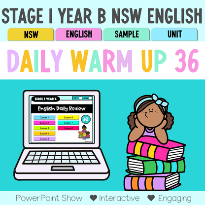 Stage 1 Year B Australian | NSW English Daily Review | Daily Warm Unit 36 - Warm Up | Revision