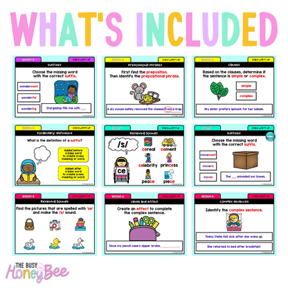 Stage 1 Year B Australian | NSW English Daily Review | Daily Warm Unit 37 - Warm Up | Revision