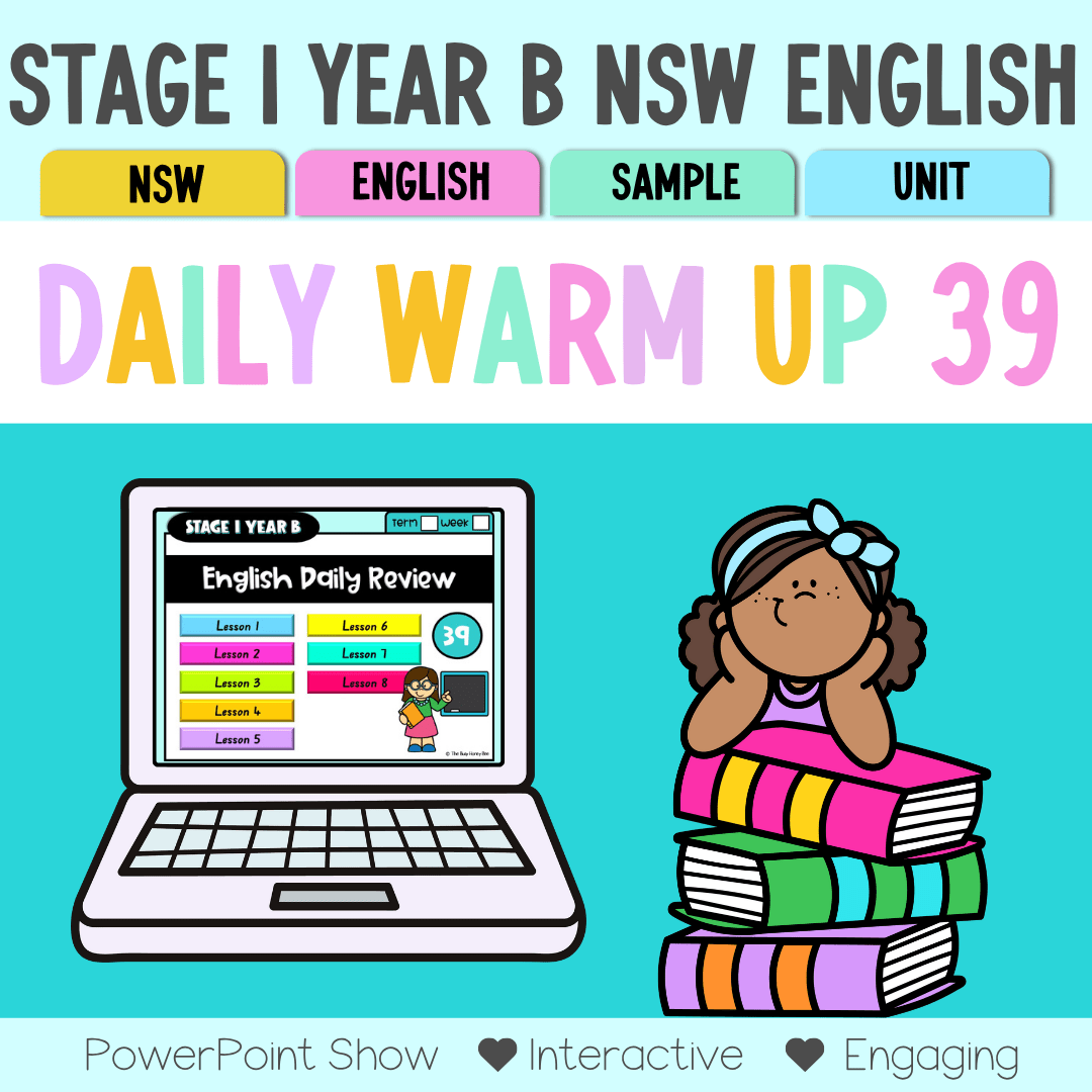 Stage 1 Year B Australian | NSW English Daily Review | Daily Warm Unit 39 - Warm Up | Revision