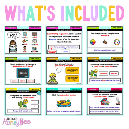 Stage 1 Year B Australian | NSW English Daily Review |Warm-Up Term 3 Mega Bundle - Warm Up | Revision