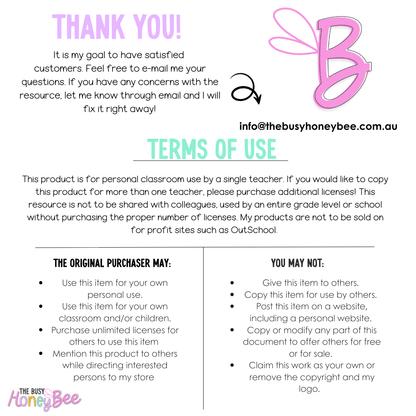 Stage 1 Year B Australian | NSW English Daily Review |Warm-Up Term 3 Mega Bundle - Warm Up | Revision