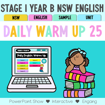 Stage 1 Year B Australian | NSW English Daily Review | Warm-Up Unit 25 - Warm Up | Revision