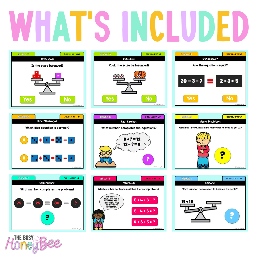 Stage 1 Year B Australian | NSW Math Daily Review | Warm-Up Term 2 Mega Bundle -