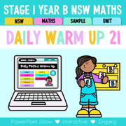 Stage 1 Year B Australian | NSW Math Daily Review | Warm-Up Unit 21 -