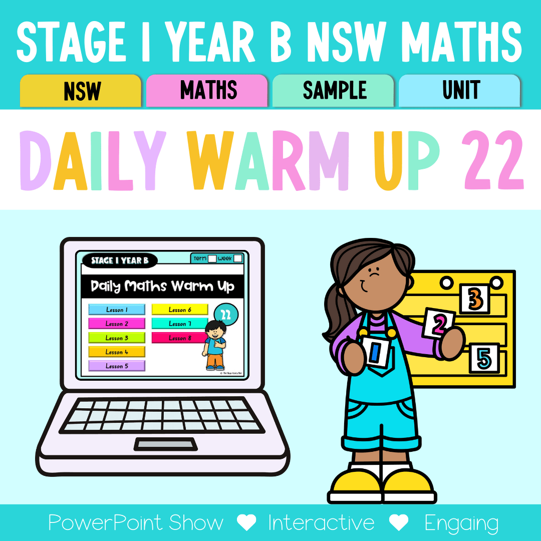 Stage 1 Year B Australian | NSW Math Daily Review | Warm-Up Unit 22 -