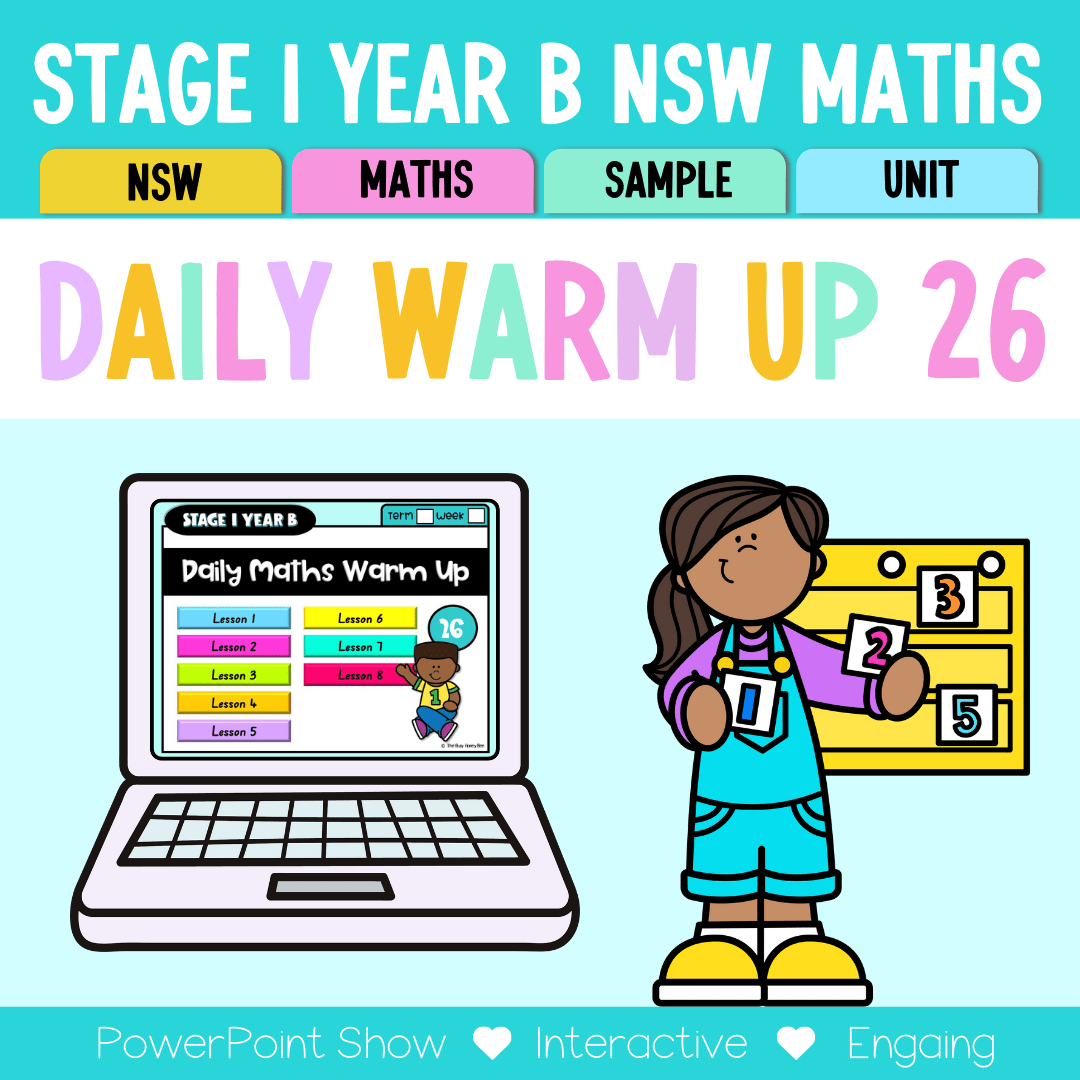 Stage 1 Year B Australian | NSW Math Daily Review | Warm-Up Unit 26 -