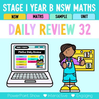 Stage 1 Year B Australian | NSW Math Daily Review | Warm-Up Unit 32 - Warm Up | Revision