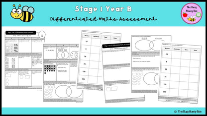 Stage 1 Year B Differentiated Maths Assessment Unit 21 - Assessment