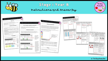 Stage 1 Year B Differentiated Maths Assessment Unit 23 - Assessment