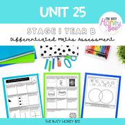 Stage 1 Year B Differentiated Maths Assessment Unit 25 - Assessment