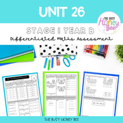 Stage 1 Year B Differentiated Maths Assessment Unit 26 - Assessment