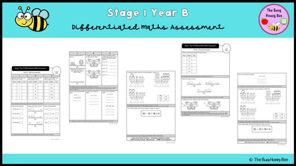 Stage 1 Year B Differentiated Maths Assessment Unit 26 - Assessment